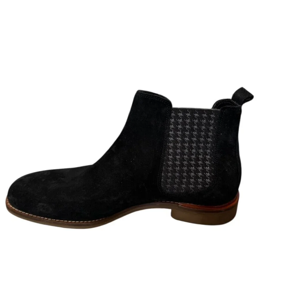 Stacy Adams Black Suede Chelsea Boots Size 9.5 | M3 | Sleek & Classic Men’s Styl - Picture 5 of 5